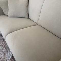 ソファー　ベージュの画像