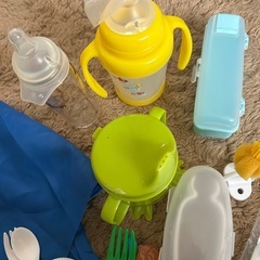 ベビー 赤ちゃんセット 哺乳瓶 マグ スプーンなどの画像