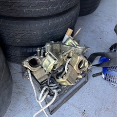 単菅パイプ　　　クランプ有りの画像