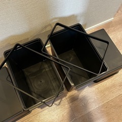 【ほぼ新品】17リットル　ゴミ箱×2個セットの画像