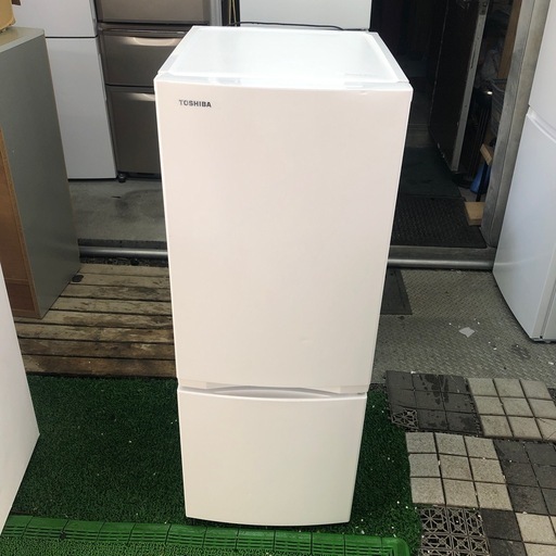 2021年製TOSHIBA 東芝ノンフロン冷凍冷蔵庫153L GR-T15BS(W) RZ (便利 