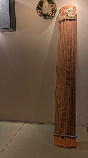 箏、琴　山田流　13弦　すだれ彫り　中古