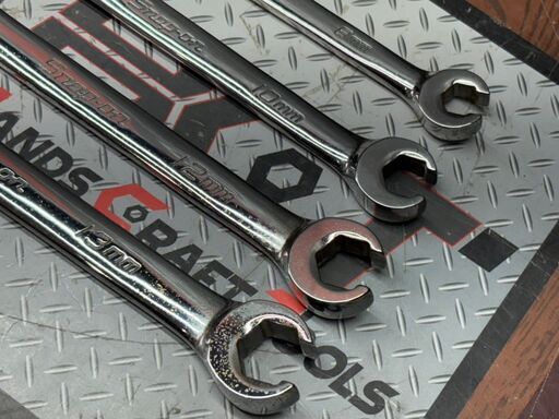 【中古】スナップオン Snap-on RXSM８B/10B/12B/13B フレアナットレンチ 4点セット【ハンズクラフト佐賀】