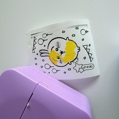 ポータブル感熱紙ラベルプリンターの画像