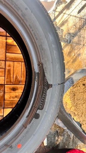 新車取外しタイヤバリ溝4本ファルケン225/55/R18