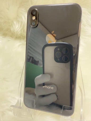 iPhone X 256GB ブラック国内版 SIMフリー バッテリー 100％