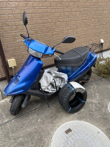 アドレスV100 実働 タイヤ新品 バイクカバー エンジンオイル付き