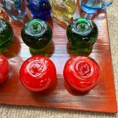 ガラス置物3個100円の画像
