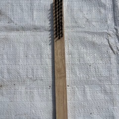 【決まりました】【未使用品】ワイヤーブラシ剣型17本＋木柄3行4本の画像