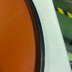 バラ売り　半月両面盆　朱乾漆/梨地尺3寸の画像