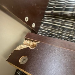 ダブルベッドフレーム　ジャンクの画像