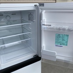 【美品】Hisense 冷蔵庫 135L HR-D13E4W 2025年製の画像