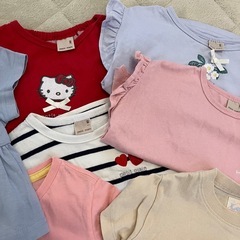 80サイズ　半袖　ベビー　キッズ　服　女の子の画像