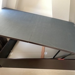 収納着きベッドフレーム(セミダブル)の画像