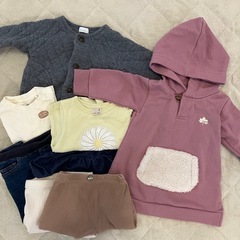 80サイズ　キッズ　長袖　服　まとめ売りの画像