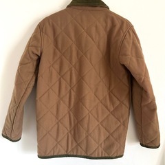 キルティングジャケット キャメル ブラウンの画像