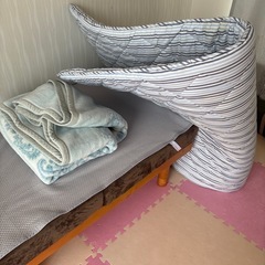 無料ベッド　シングルベッド　マットレス　の画像