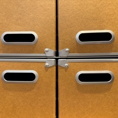 2B8037【無印良品】硬質パルプボックス 引出し式 2段 4個タイプ 廃盤の画像