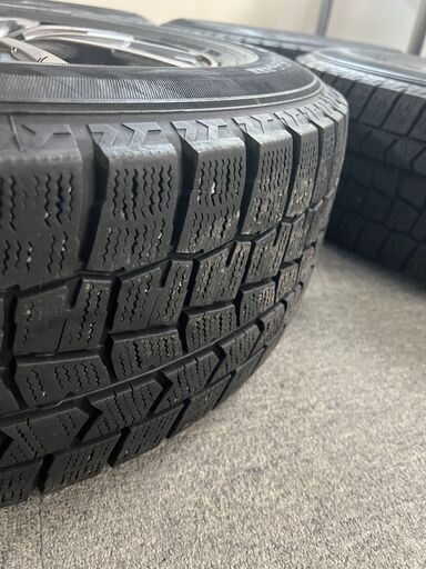 【T00021】 225/65R17　RAV4　AIRNOVA17インチホイール＆スタッドレスタイヤ4本セット（ダンロップ　ウィンター