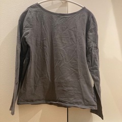 トップス　ブラウス 薄手 長袖　透け感の画像