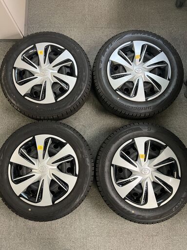 【T00016】 185/60R15　シエンタ　15インチホイール＆スタッドレスタイヤ4本セット（ブリヂストン　VRX2）　