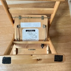 西松屋　木製　ローチェアの画像