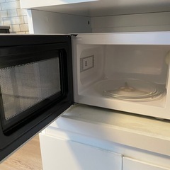 【期間限定出品】　《単品販売：B》　良品　短期間使用　電子レンジ（無印良品）　✴︎その他組み合わせ可能！の画像