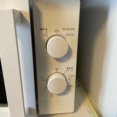 【期間限定出品】　《単品販売：B》　良品　短期間使用　電子レンジ（無印良品）　✴︎その他組み合わせ可能！の画像