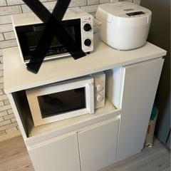 【期間限定出品】　《単品販売：C》　良品　短期間使用　大容量！5.5合炊き炊飯器（ハイアール） 　✴︎その他組み合わせ可能！の画像