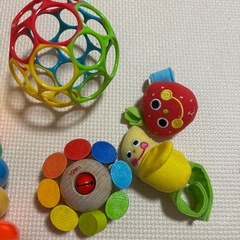 オーボール輪投げラトルのセットの画像