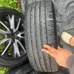 215／50R18ホイルタイヤ 4本のせっとの画像