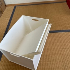 【無料】ニトリカラーボックス白の画像