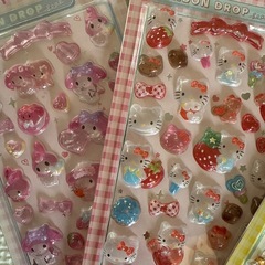 海外製ボンボンドロップシール 8枚セットの画像