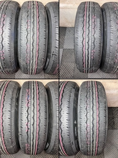 BRIDGESTONE  ECOPIA  RD613 2026年製 新車外し 4本セット バリ山 ハイエース 夏タイヤ エコピア ブリヂストン