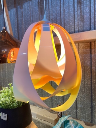 K26【開封のみの未使用品・同等品】SLAMP GOCCIA ペンダントライト FIRE イタリア製 照明 モダン ミッドセンチュリー