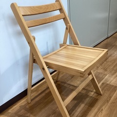 折）木製イス【町田市再生家具】0326の画像
