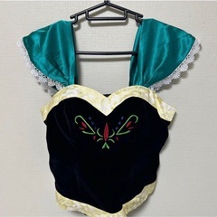 【Dハロ】アナ戴冠式 ドレス アナと雪の女王 チョーカー&パニエ付き の画像