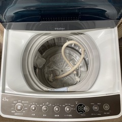 【k37洗濯機】4.5 kg JW-C45A Haierの画像