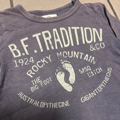 100cm jeans-b 2nd ロンT アメカジ 長袖 ビッグフットの画像