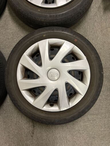 【T00116】 155/65R14　14インチホイール＆夏タイヤ4本セット（ブリヂストン）　