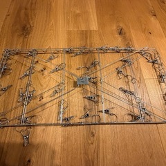 無印良品　オールステンレス　ピンチハンガー　折りたたみ可能　物干しハンガー 38クリップ付きの画像