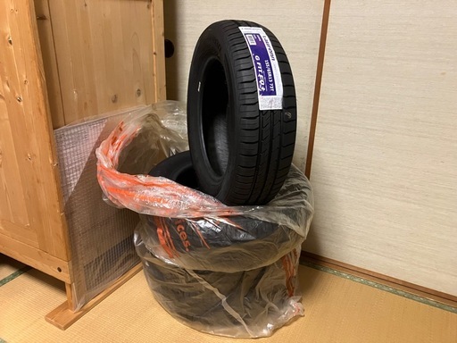 新品タイヤ「完全室内保管」155/65R13 4本セット