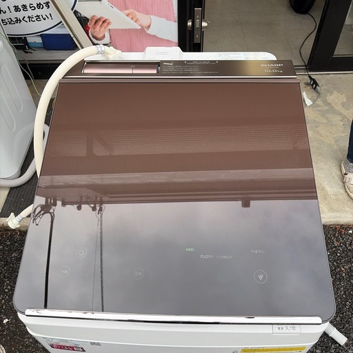 SHARP 洗濯乾燥機 洗濯10kg/乾燥5kg 超音波ウォッシャー付