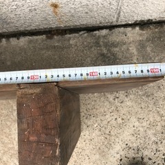 木製の踏み台　縁側等に　レトロ　家具の画像