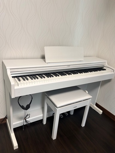 【美品】YAMAHA 電子ピアノ YDP-164WH ホワイト 2020年購入