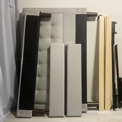 ZINUS ダブルベットフレーム　グレーの画像