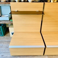 木目調🌷収納付きテレビボード【グッディーズ】の画像