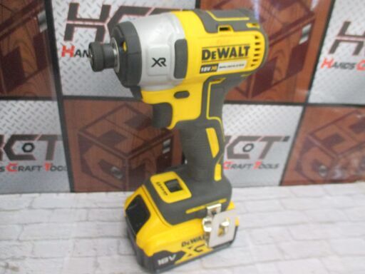 DEWALT DCF887M2 インパクトドライバ 中古品 バッテリ18V二個/充電器 【ハンズクラフト宜野湾店】