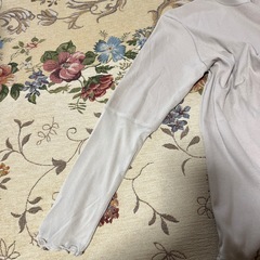 リブ×シアーハイネックの画像