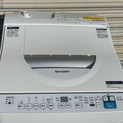 SHARP 洗濯乾燥機 ES-T5E7-KW 2020年製　の画像
